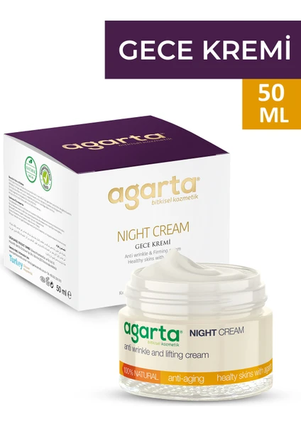 Doğal Yaşlandırma Karşıtı Anti Aging Gece Kremi 50 ml