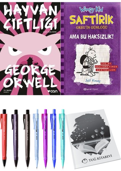 Saftirik 5 Ama Bu Haksızlık! ve Hayvan Çiftliği 2'li Set - Kalem