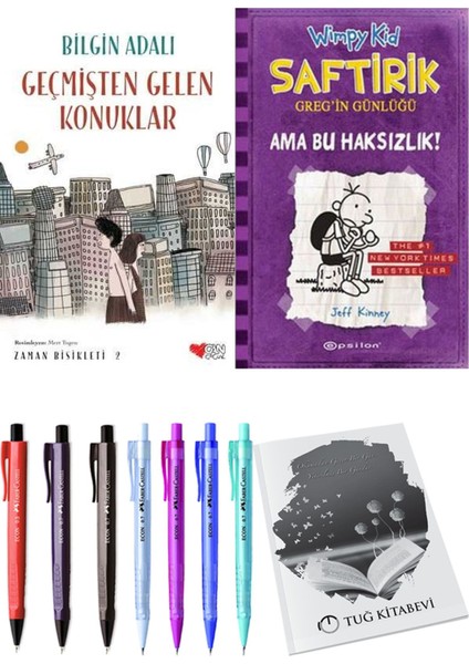 Saftirik 5 Ama Bu Haksızlık! ve Zaman Bisikleti 2 Geçmişten Gelen Konuklar 2'li Set - Kalem