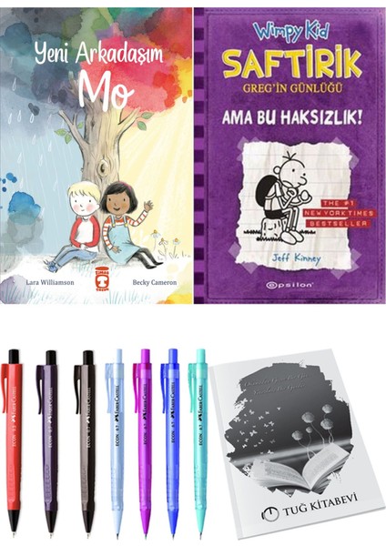 Saftirik 5 Ama Bu Haksızlık! ve Yeni Arkadaşım Mo 2'li Set - Kalem