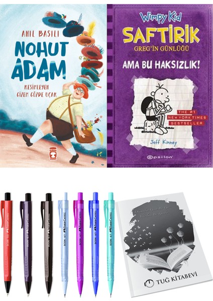 Saftirik 5 Ama Bu Haksızlık! ve Nohut Adam 2'li Set - Kalem