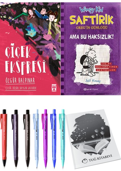 Saftirik 5 Ama Bu Haksızlık! ve Çiçek Ekspresi 2'li Set - Kalem