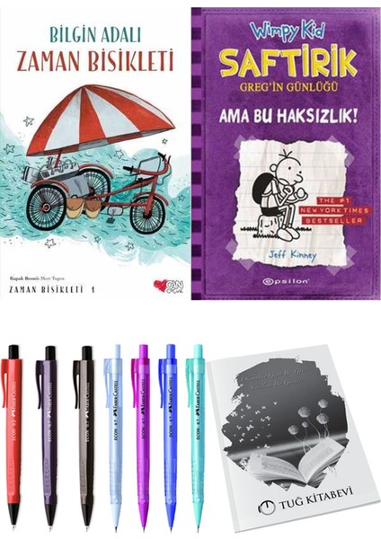 Saftirik 5 Ama Bu Haksızlık! ve Zaman Bisikleti 1 2'li Set - Kalem