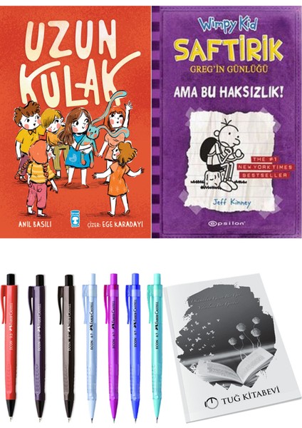 Saftirik 5 Ama Bu Haksızlık! ve Uzun Kulak 2'li Set - Kalem