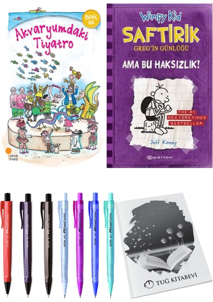 Saftirik 5 Ama Bu Haksızlık! ve Akvaryumdaki Tiyatro 2'li Set - Kalem