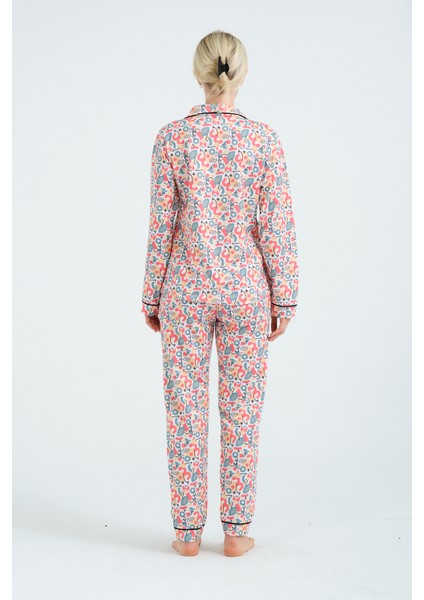 Gömlek Yakalı Pijama Takımı