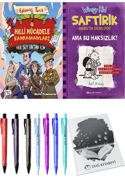 Saftirik 5 Ama Bu Haksızlık! ve Milli Mücadele Kahramanları Her Şey Vatan İçin 2'li Set - Kalem