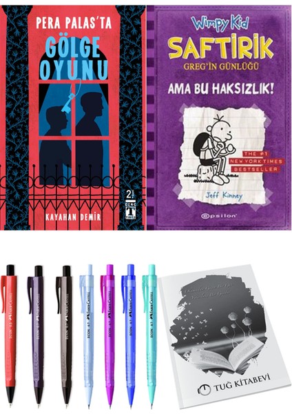 Saftirik 5 Ama Bu Haksızlık! ve Pera Palas'ta Gölge Oyunu 2'li Set - Kalem