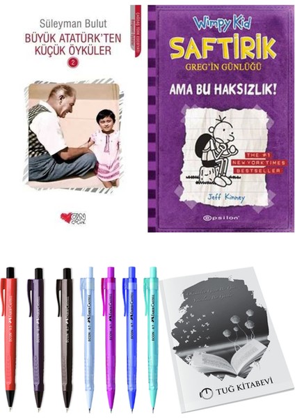 Saftirik 5 Ama Bu Haksızlık! ve Büyük Atatürk'ten Küçük Öyküler 2 2'li Set - Kalem
