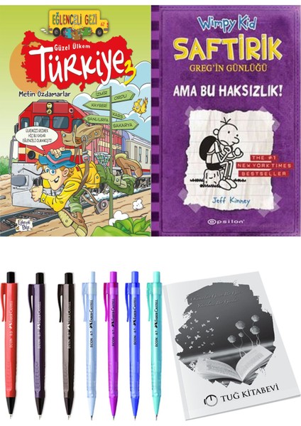 Saftirik 5 Ama Bu Haksızlık! ve Güzel Ülkem Türkiye 3 2'li Set - Kalem