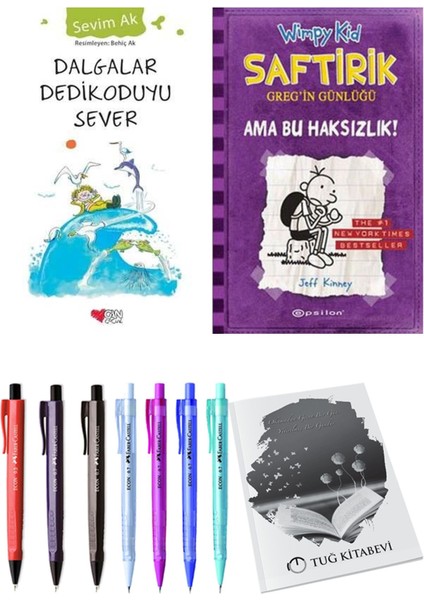 Saftirik 5 Ama Bu Haksızlık! ve Dalgalar Dedikoduyu Sever 2'li Set - Kalem