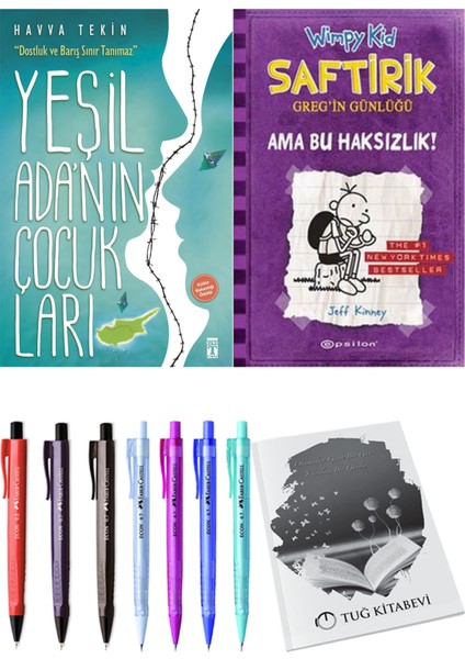 Saftirik 5 Ama Bu Haksızlık! ve Yeşil Adanın Çocukları 2'li Set - Kalem