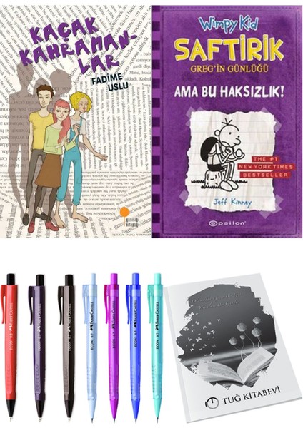 Saftirik 5 Ama Bu Haksızlık! ve Kaçak Kahramanlar 2'li Set - Kalem