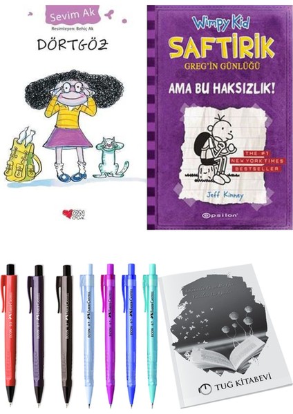 Saftirik 5 Ama Bu Haksızlık! ve Dörtgöz 2'li Set - Kalem
