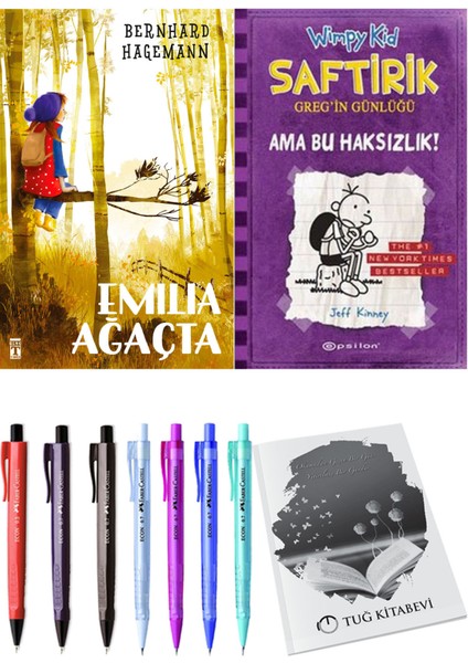 Saftirik 5 Ama Bu Haksızlık! ve Emilia Ağaçta 2'li Set - Kalem