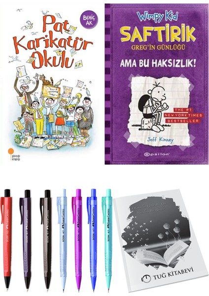 Saftirik 5 Ama Bu Haksızlık! ve Pat Karikatür Okulu 2'li Set - Kalem