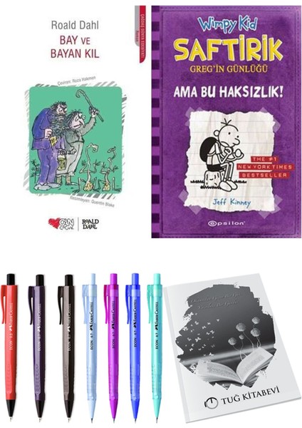 Saftirik 5 Ama Bu Haksızlık! ve Bay ve Bayan Kıl 2'li Set - Kalem
