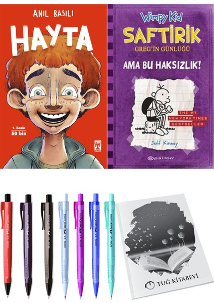 Saftirik 5 Ama Bu Haksızlık! ve Hayta 2'li Set - Kalem