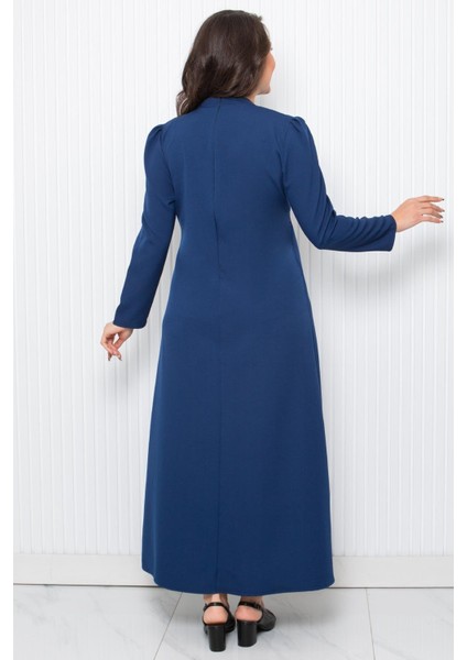 Taş Baskı Detaylı Abiye Lacivert FHM948 fırsatları