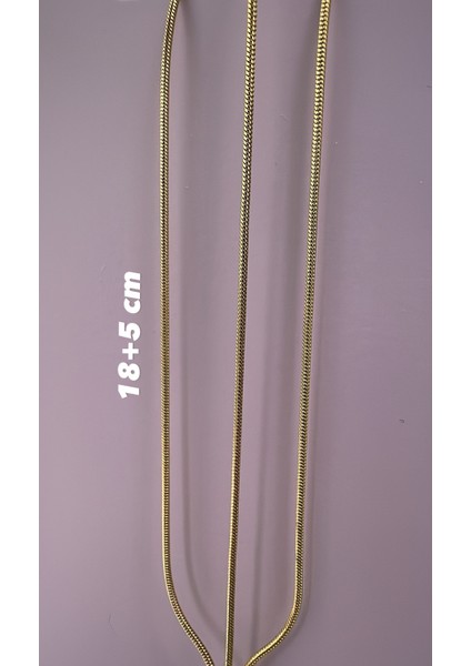 Çelik 14 Ayar Altın Kaplama 3' Lü İnce Mini Silindir Gold Bileklik