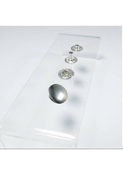 Çıtçıt 12,5 mm Kendin Yap Kiti, Mont, Giyim, Çanta, Deri Için Çekiçle Uygulama Aparatları ve 60 Adet Gümüş Renk (Nikel Free) Çıtçıt Takım-Paslanmaz Pirinç modelleri