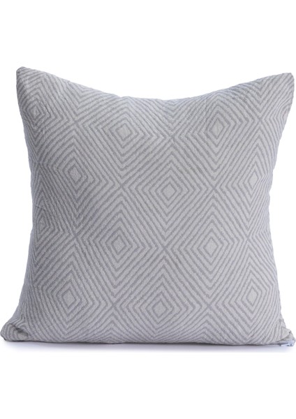 Pan Pamuklu Fermuarlı Dekoratif Kırlent Kılıfı 45 x 45