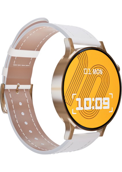 LW38 Gold Kasa 38 mm Beyaz Kordon Akıllı Saat fırsatları
