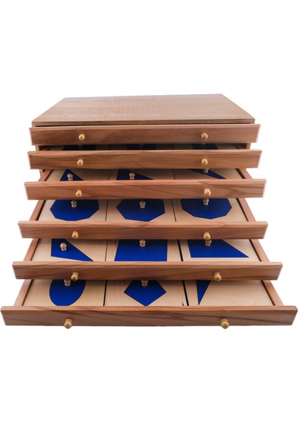 Montessori Geometrik Çekmeceler