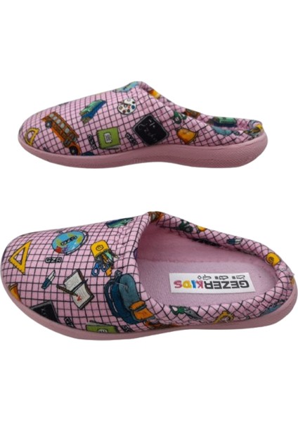 Kız Çocuk Pembe Ultra Hafif Okul Araç-Gereçleri Desenli Ev Içi Terlik GZTRT8521537 modelleri