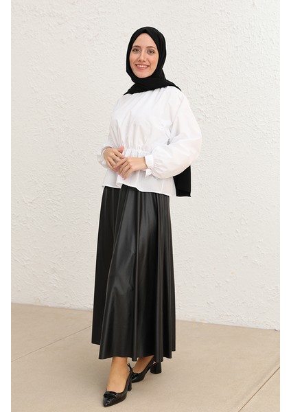 Evaze Etek 85022A-01 Siyah