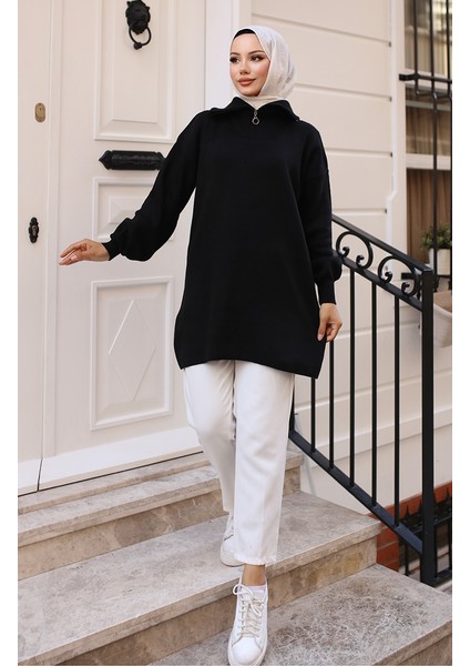 Triko Tunik 11043-04 Siyah fiyatları