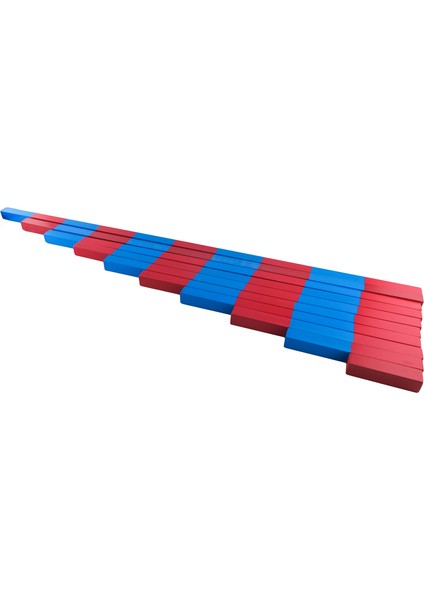 Montessori Kırmızı Mavi Çubuklar ( Büyük ) fiyatları