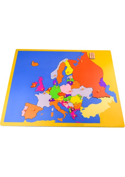 Montessori Avrupa Kıtası Haritası Puzzle