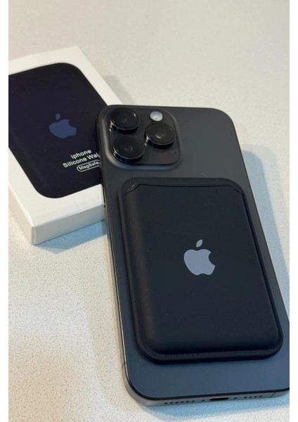 Apple iPhone Uyumlu Telefon Arkası Magsafe Silikon Cüzdan Kartlık Ios 12/13/14/15/16 Ölçüleri 10X6CM