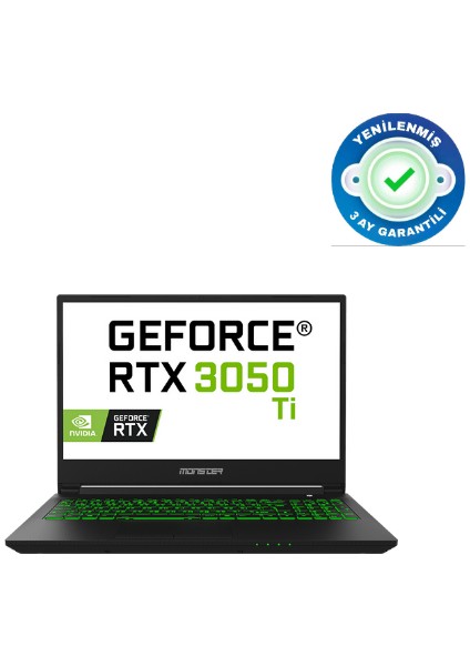 Yenilenmiş Intel Core I5 11400H 16GB Ram 512GB M2 SSD Rtx 3050Tİ 4gb 15.6 Fhd 144HZ