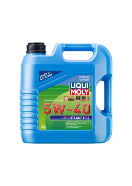 Leichtlauf Hc7 5W-40 Motor Yağı (4 Litre)