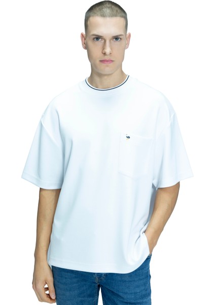 Erkek Boxy Kısakol Oversize T-Shirt