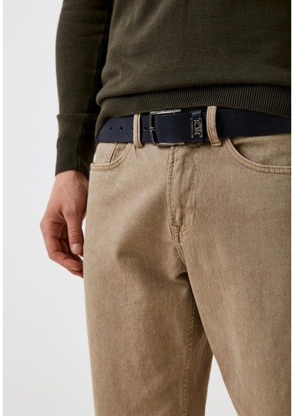 Lacivert Erkek Deri Logo Detay Tokalı Kemer Ncs Jeans 2 fiyatları