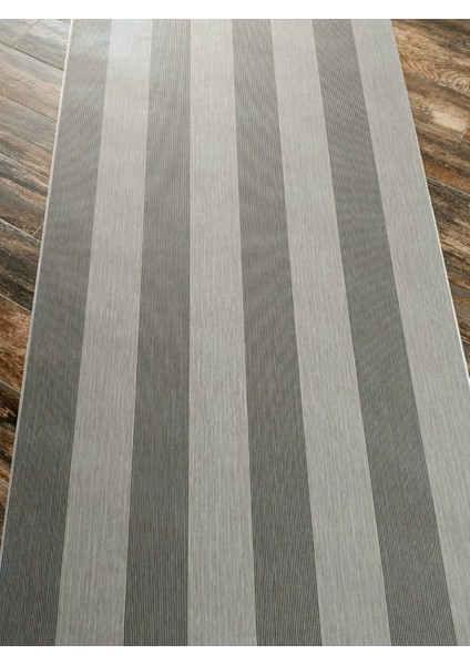 Black Serisi Gri Çizgili Silinebilir Hava Alabilen Duvar Kağıdı (16 M²) fırsatları