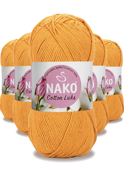 5 Adet Cotton Yelek Tunik Kazak Bluz Hırka Ipi Yünü Koyu Sarı 97553