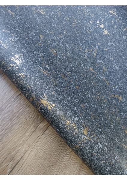 Black Serisi Gold Efektli Silinebilir Sade Duvar Kağıdı 16 M² indirimleri