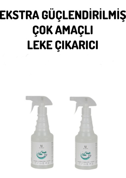 Çok Amaçlı Ultra Güçlü Leke Çıkarıcı Ayakkabı, Halı ve Kumaş 2 x 500 2'li Ürün