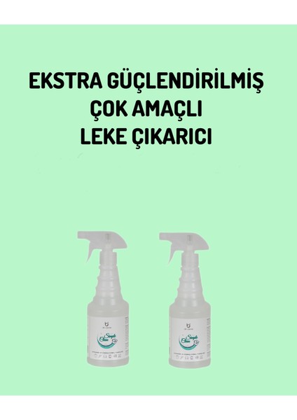 Çok Amaçlı Ultra Güçlü Leke Çıkarıcı Ayakkabı, Halı ve Kumaş 2 x 500 2'li Ürün