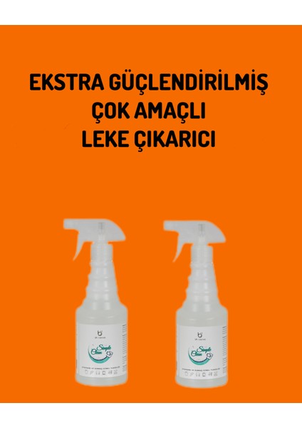 Çok Amaçlı Ultra Güçlü Leke Çıkarıcı Ayakkabı, Halı ve Kumaş 2 x 500 2'li Ürün
