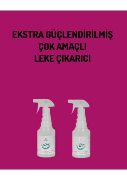 Çok Amaçlı Ultra Güçlü Leke Çıkarıcı Ayakkabı, Halı ve Kumaş 2 x 500 2'li Ürün