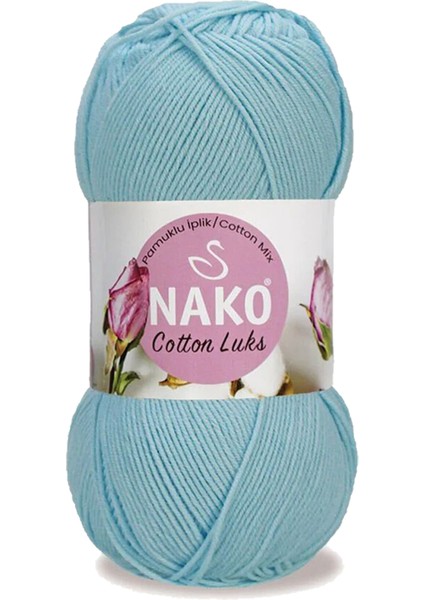 5 Adet Cotton Yelek Tunik Kazak Bluz Hırka ipi Yünü Buz Mavi 97564