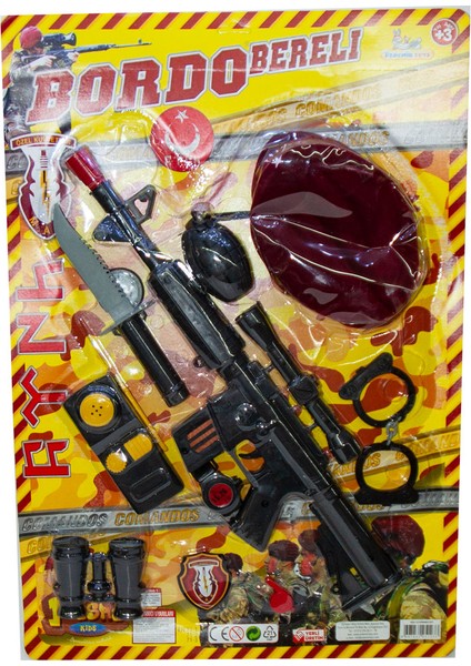 Oyuncak Bordo Bereli Seti 11 Parça