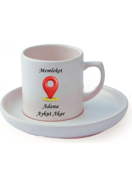 Memeleket Burası Türk Kahve Fincanı ve Altı