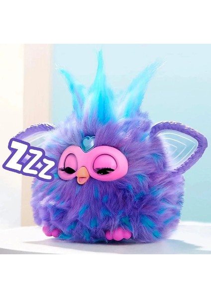 Fioletowa Furby Mor Interakti̇f Peluş Oyuncak