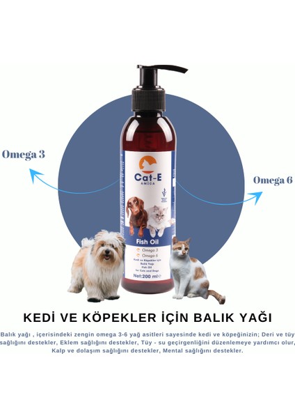 Balık Yağı (Fish Oil) Kedi ve Köpekler Için